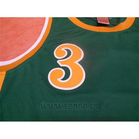 Camiseta Bethel Allen Iverson #3 Verde